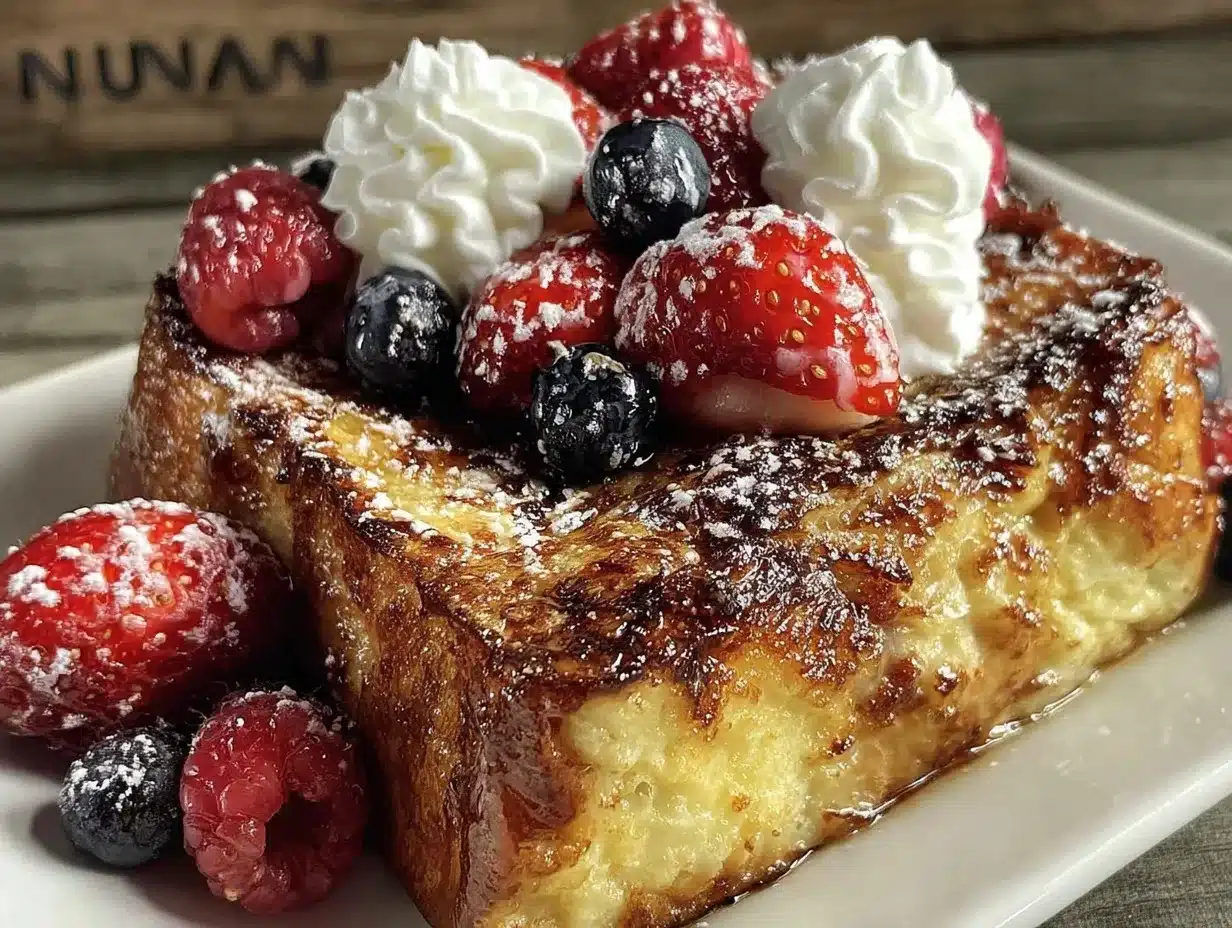 Fluffy French Toast Soufflé preparation steps