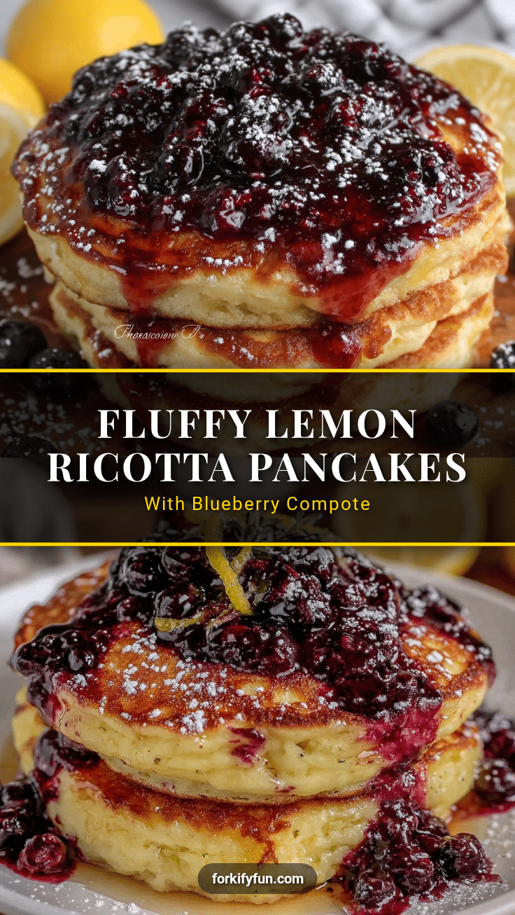 fluffy lemon ricotta pancakes recipe