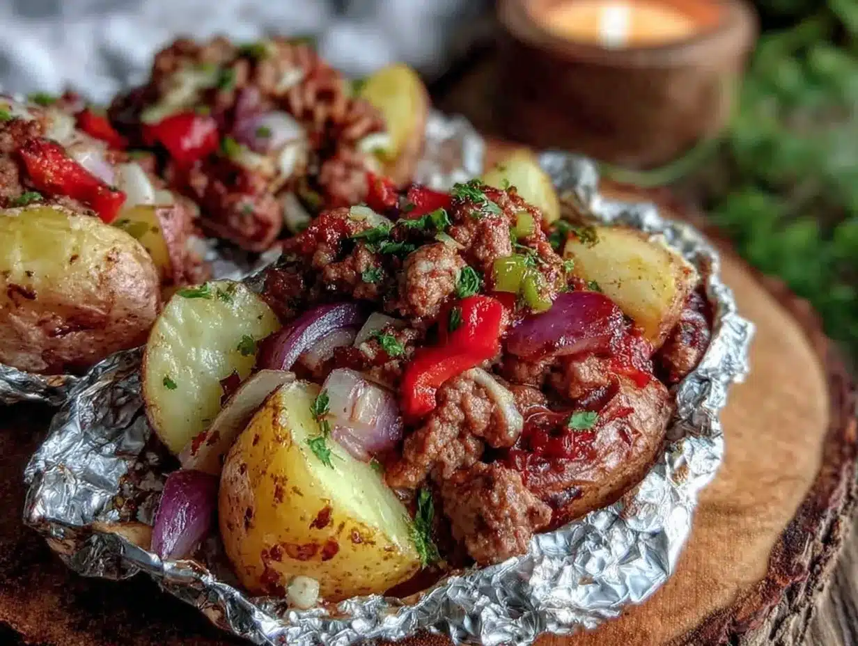 foil packet hobo dinners preparation steps