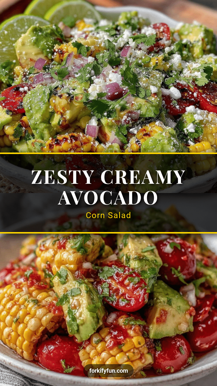 fresh avocado corn salad recipe