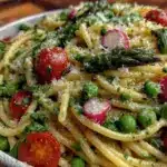 fresh spring vegetable primavera - featured image