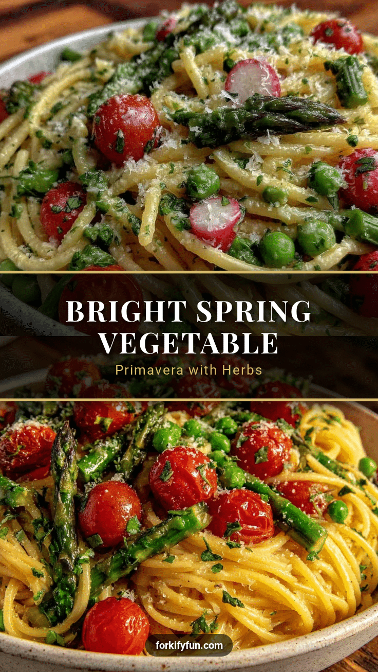 fresh spring vegetable primavera recipe
