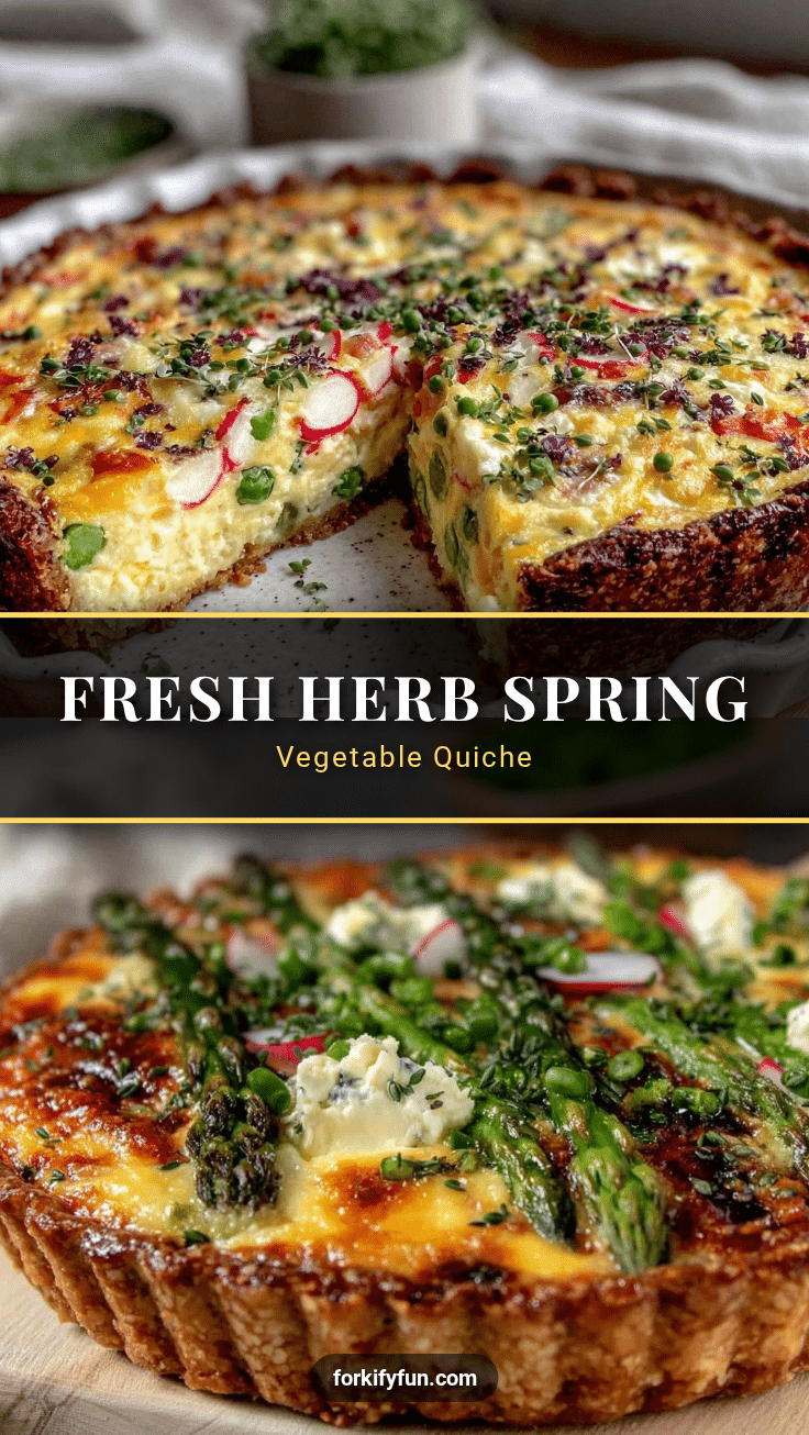 fresh spring vegetable quiche recipe