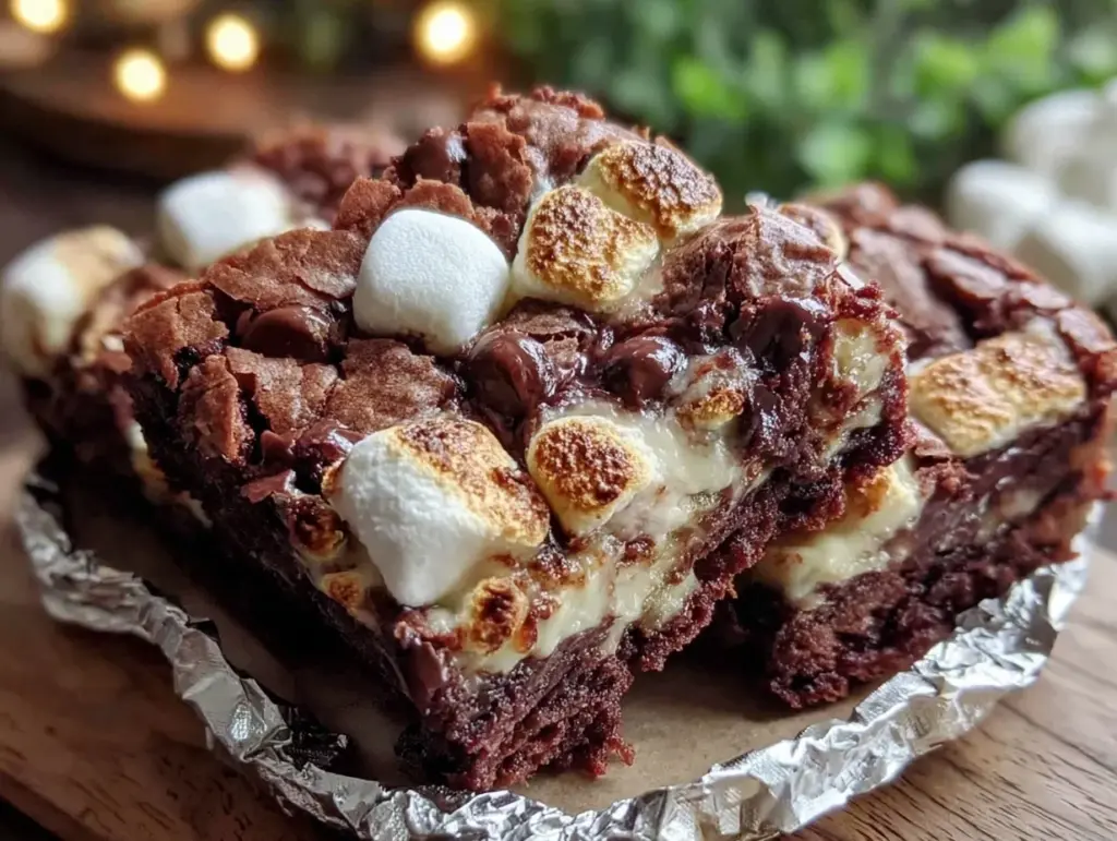 gooey s’mores brownies - featured image