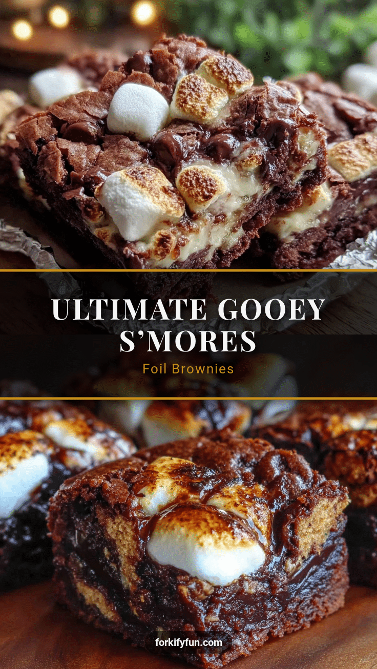 gooey s’mores brownies recipe
