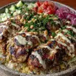 grilled chicken shawarma bowls - featured image