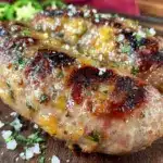 grilled jalapeño cheddar bratwurst - featured image