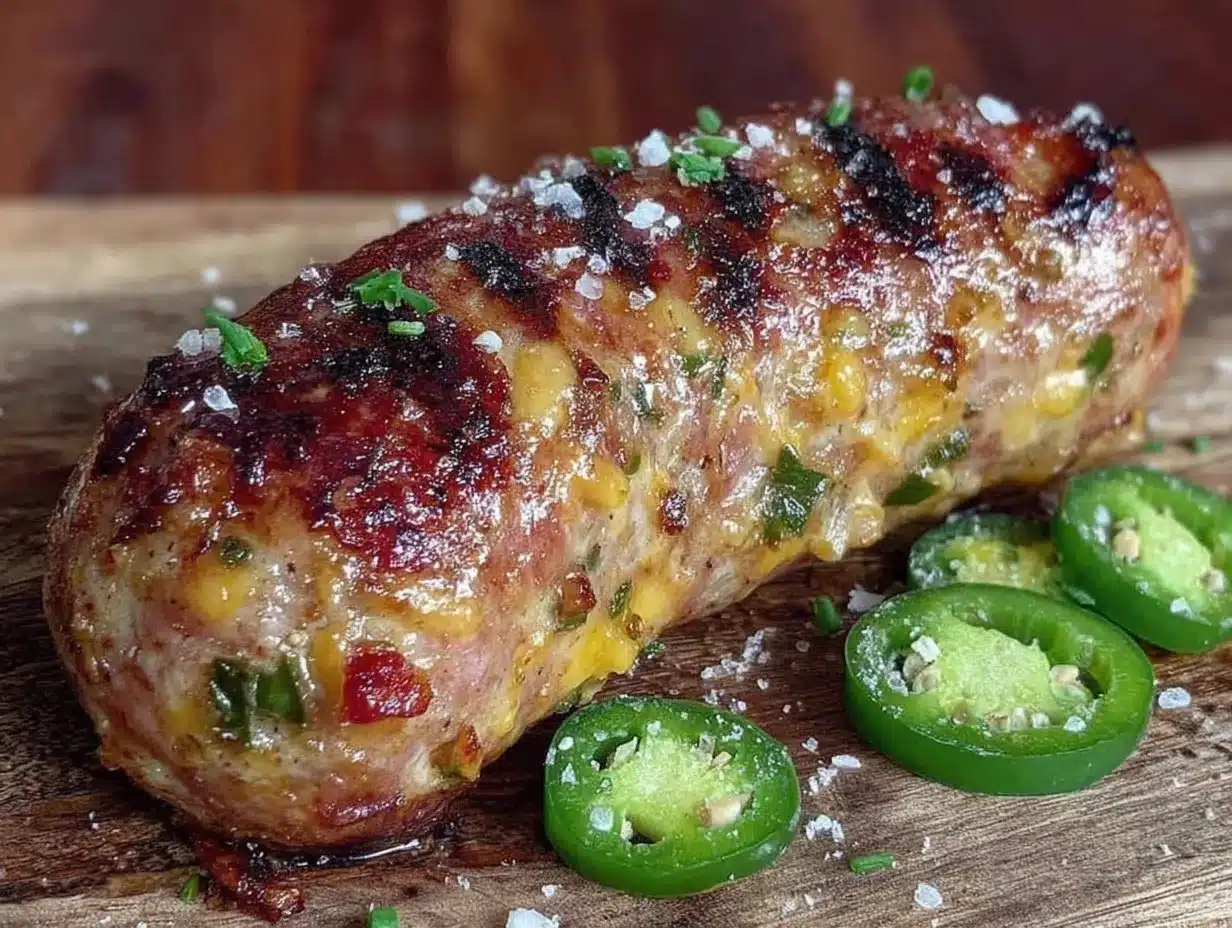 grilled jalapeño cheddar bratwurst preparation steps