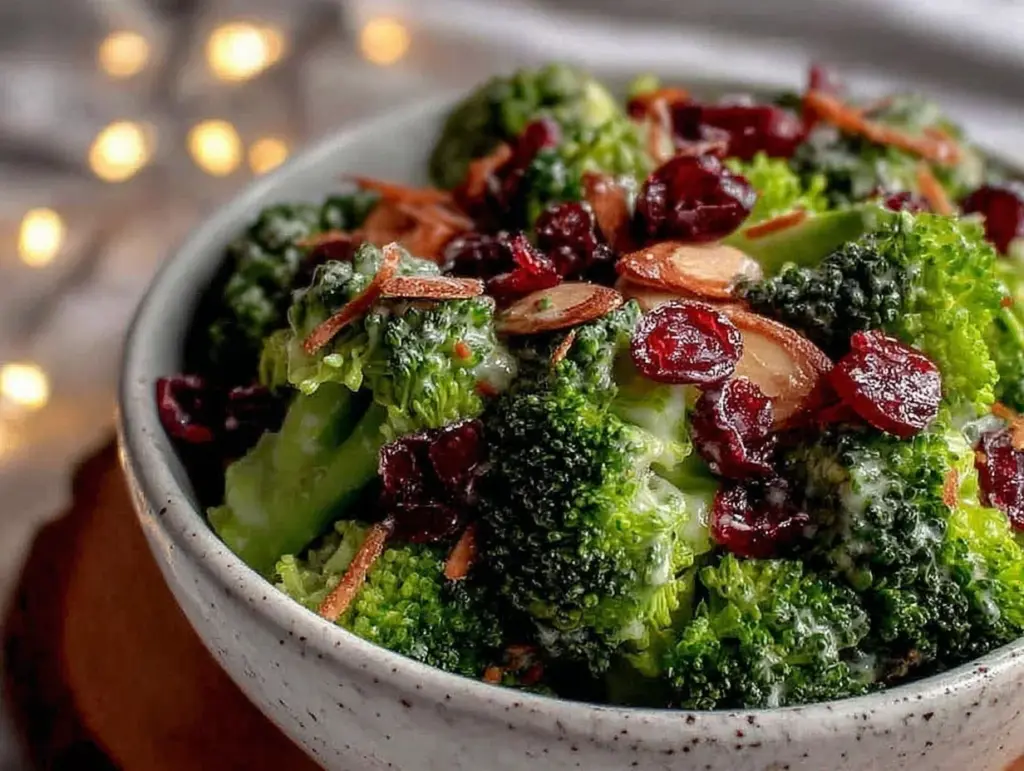 healthy broccoli salad - featured image