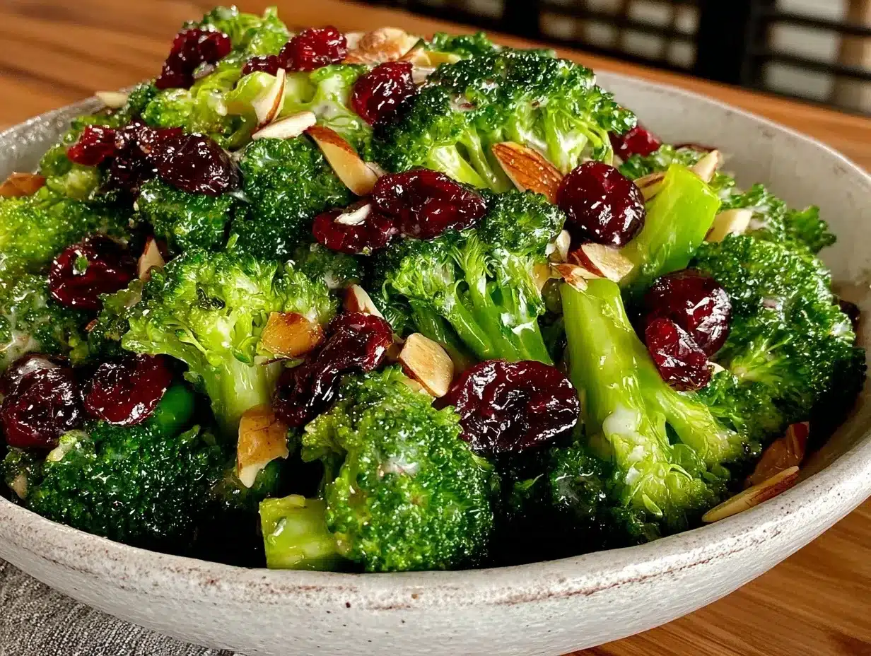 healthy broccoli salad preparation steps