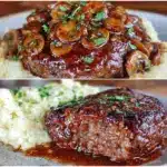 homemade salisbury steak - featured image