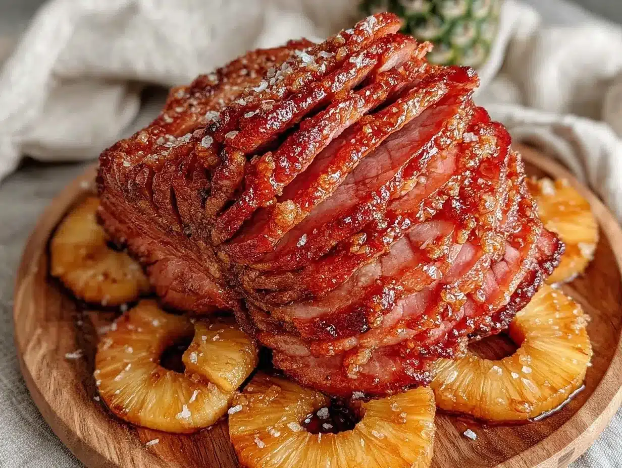honey glazed spiral ham preparation steps