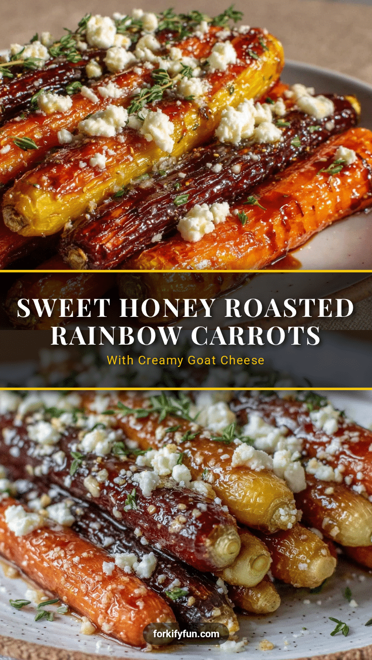 honey roasted rainbow carrots recipe