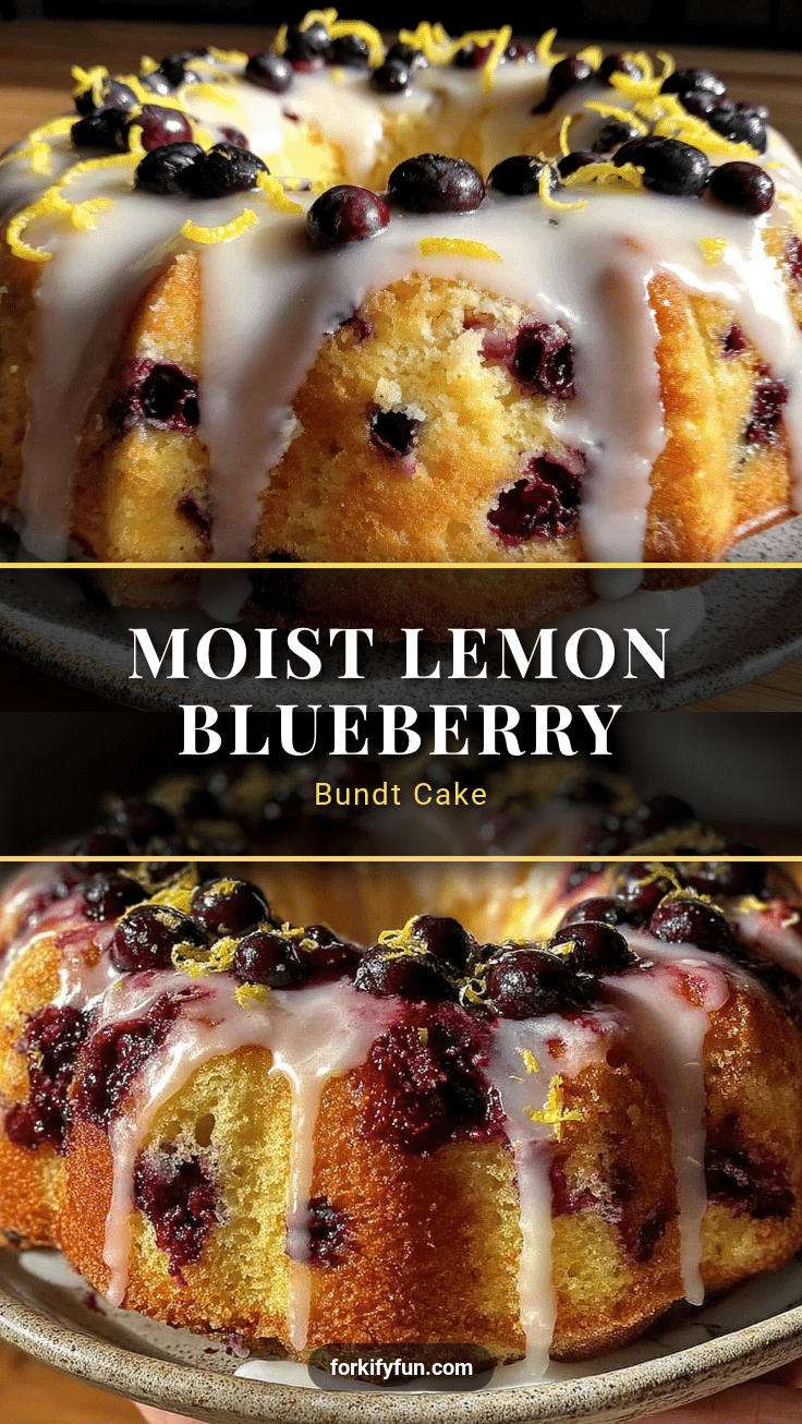 lemon blueberry bundt cake recipe