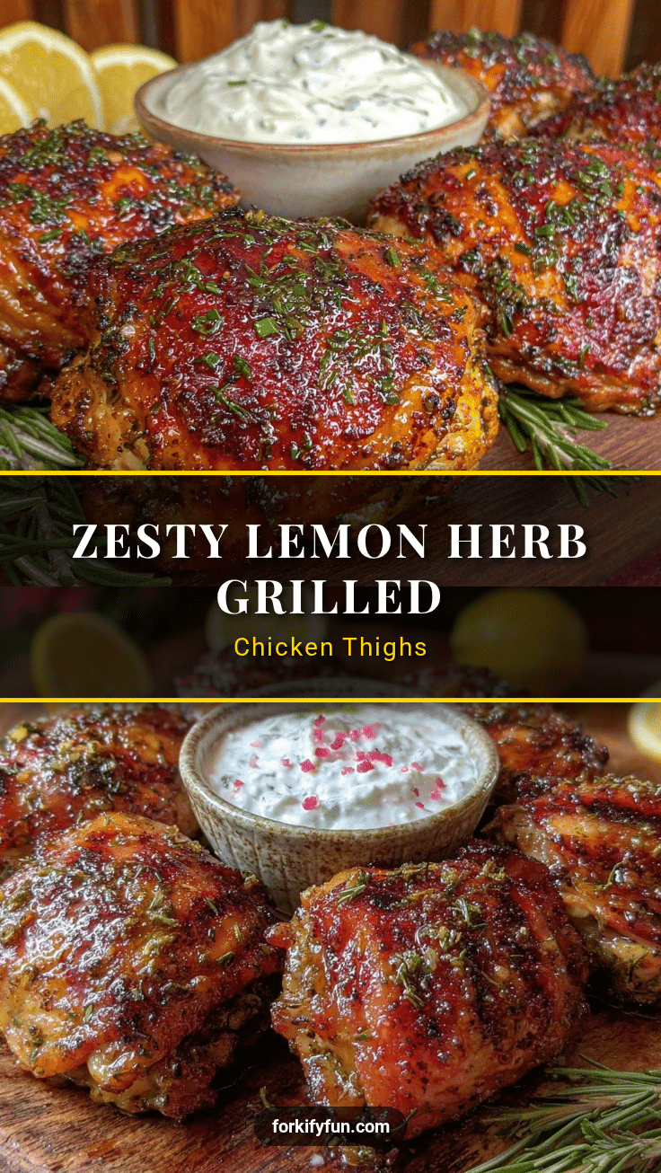 lemon herb grilled chicken thighs recipe