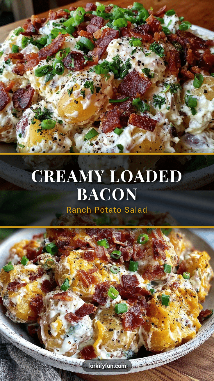 loaded bacon ranch potato salad recipe
