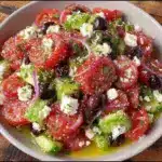 Mediterranean Cucumber Tomato Salad with Feta - featured image
