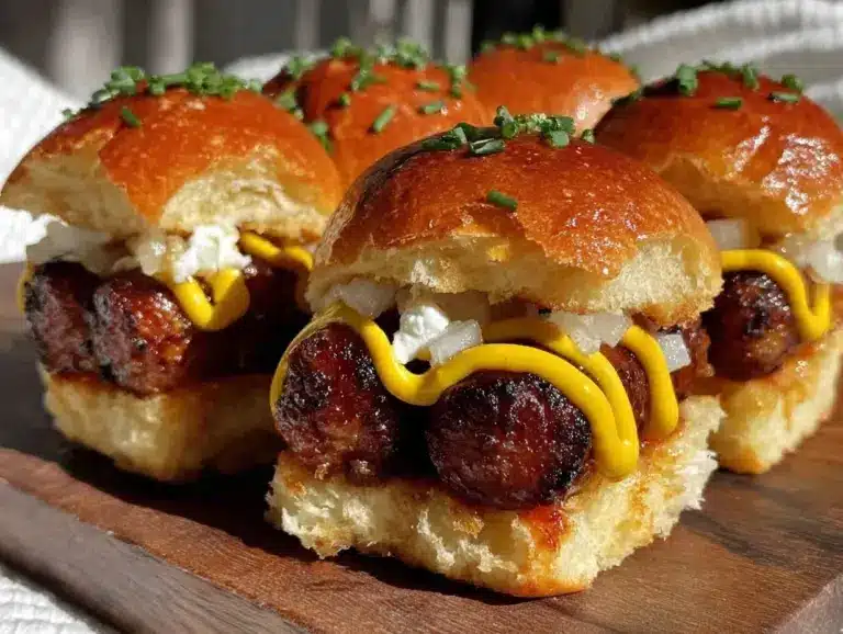 mini hot dog sliders - featured image