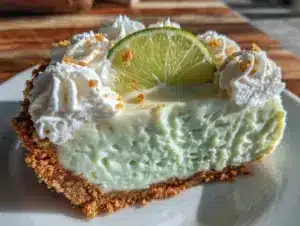 no-bake key lime pie cheesecake - featured image