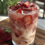 pink drink strawberry coconut refresher - featured image