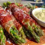 prosciutto-wrapped asparagus bites - featured image