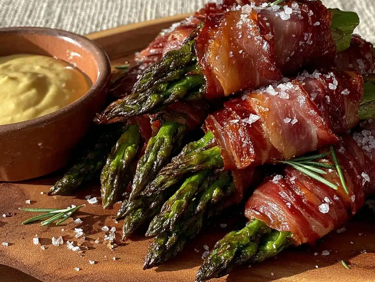 prosciutto-wrapped asparagus bites preparation steps