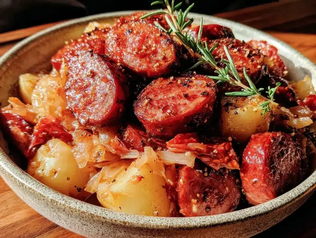 slow cooker Polish kielbasa - featured image