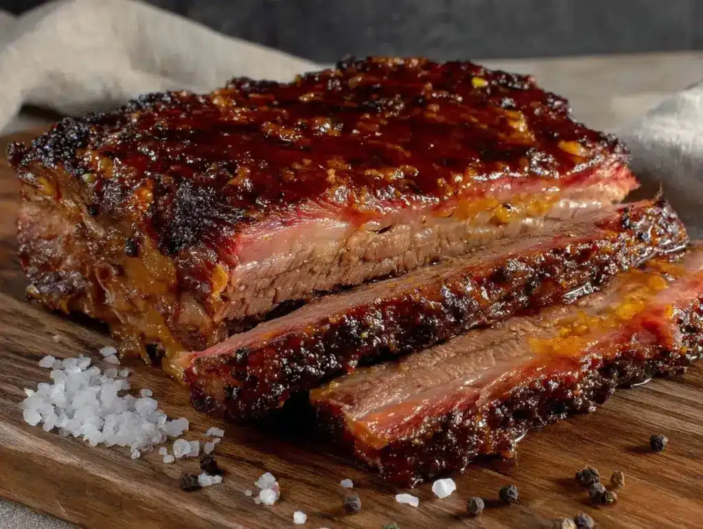 smoked beef brisket - featured image