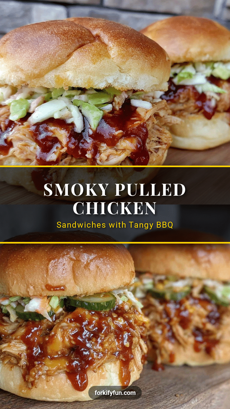 smoked pulled chicken sandwiches recipe