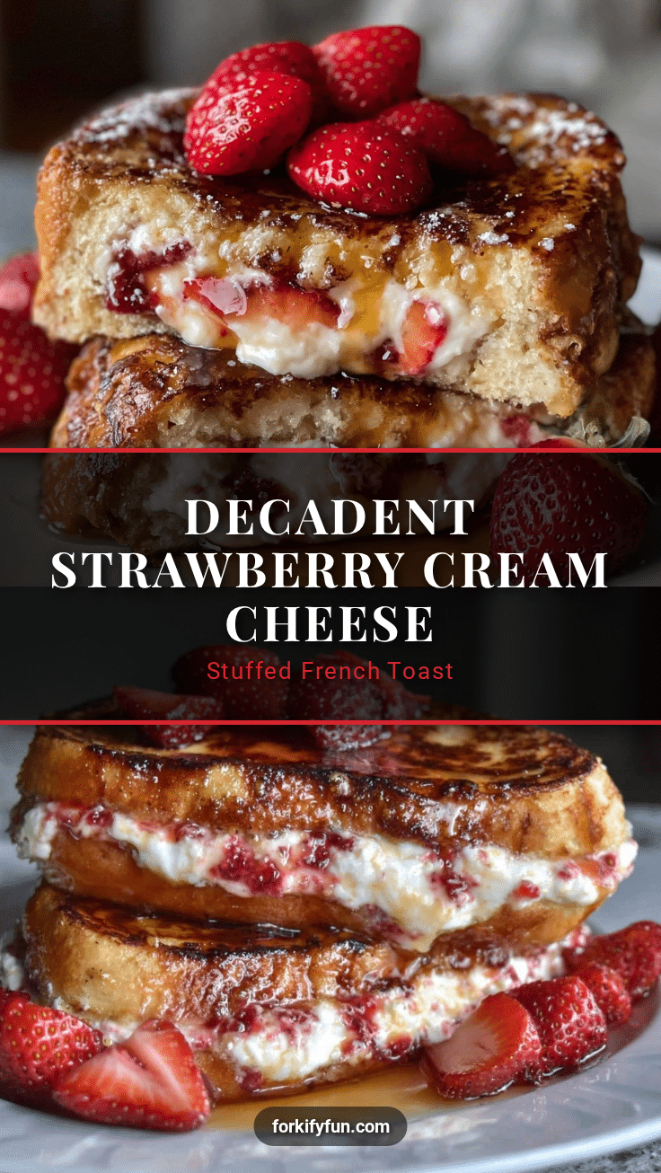 strawberry cream cheese stuffed french toast recipe