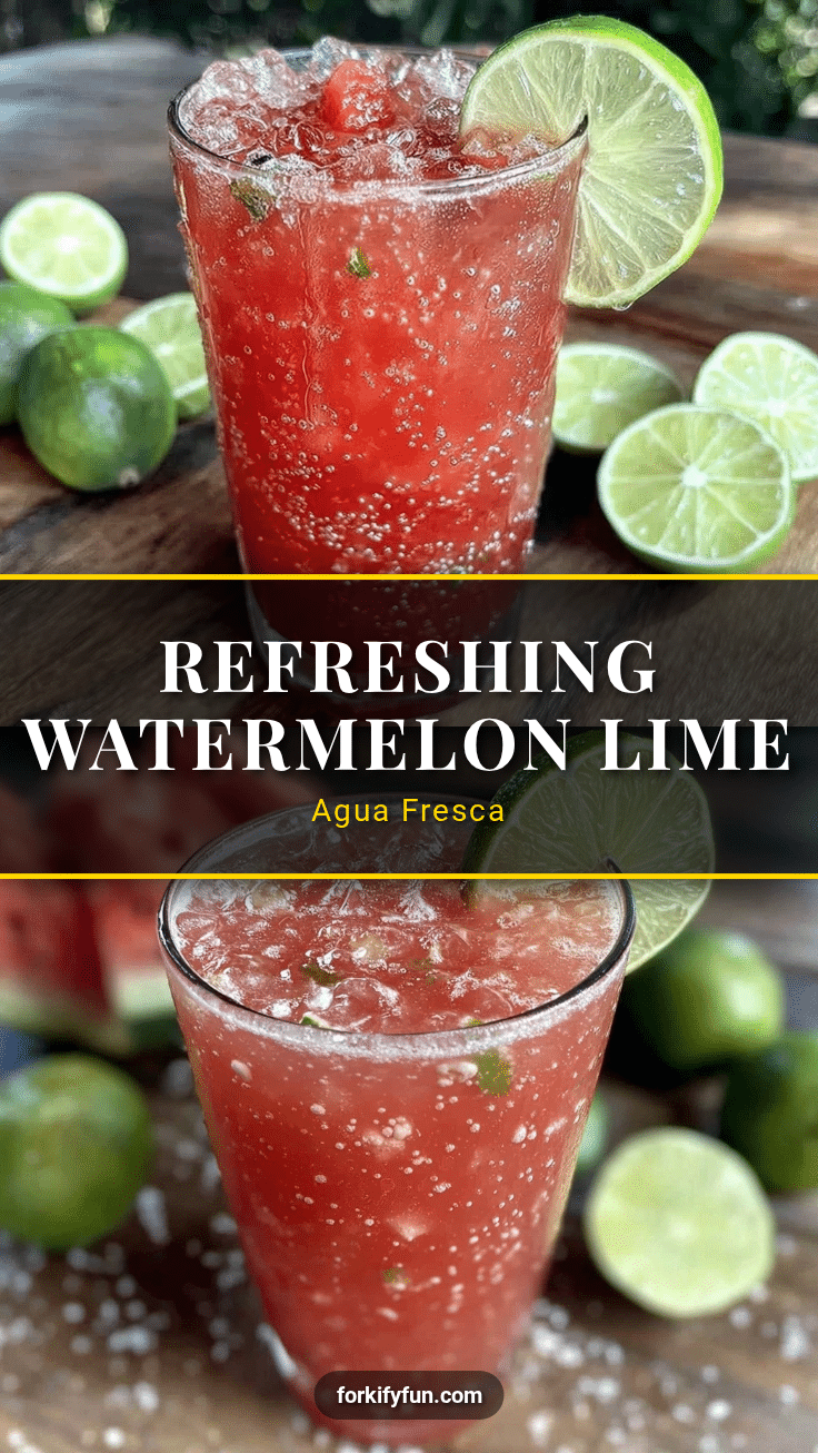 Agua Fresca de Sandía recipe
