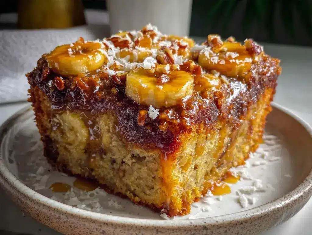 banana bread baked oatmeal - featured image