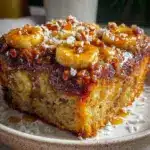 banana bread baked oatmeal - featured image