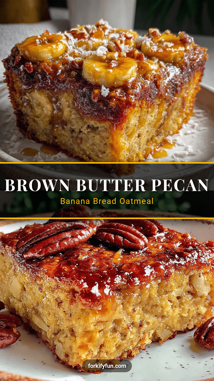 banana bread baked oatmeal recipe
