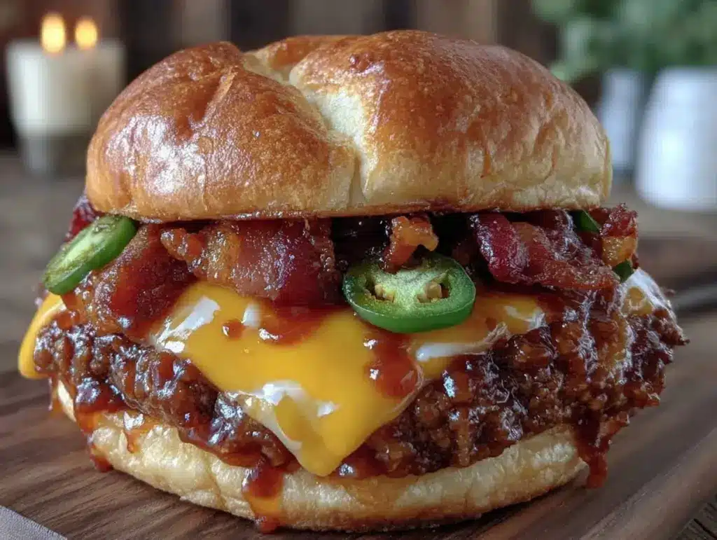 BBQ Bacon Jalapeño Cheeseburger - featured image