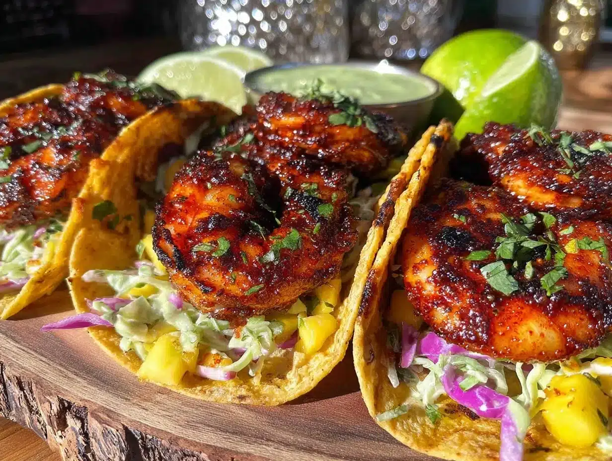 blackened shrimp tacos preparation steps