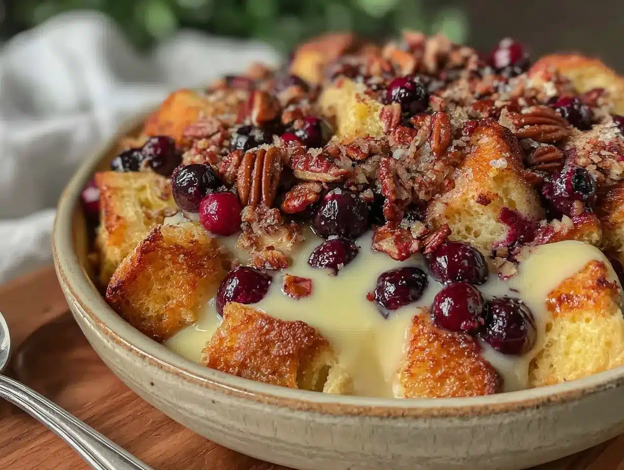 blueberry french toast casserole preparation steps