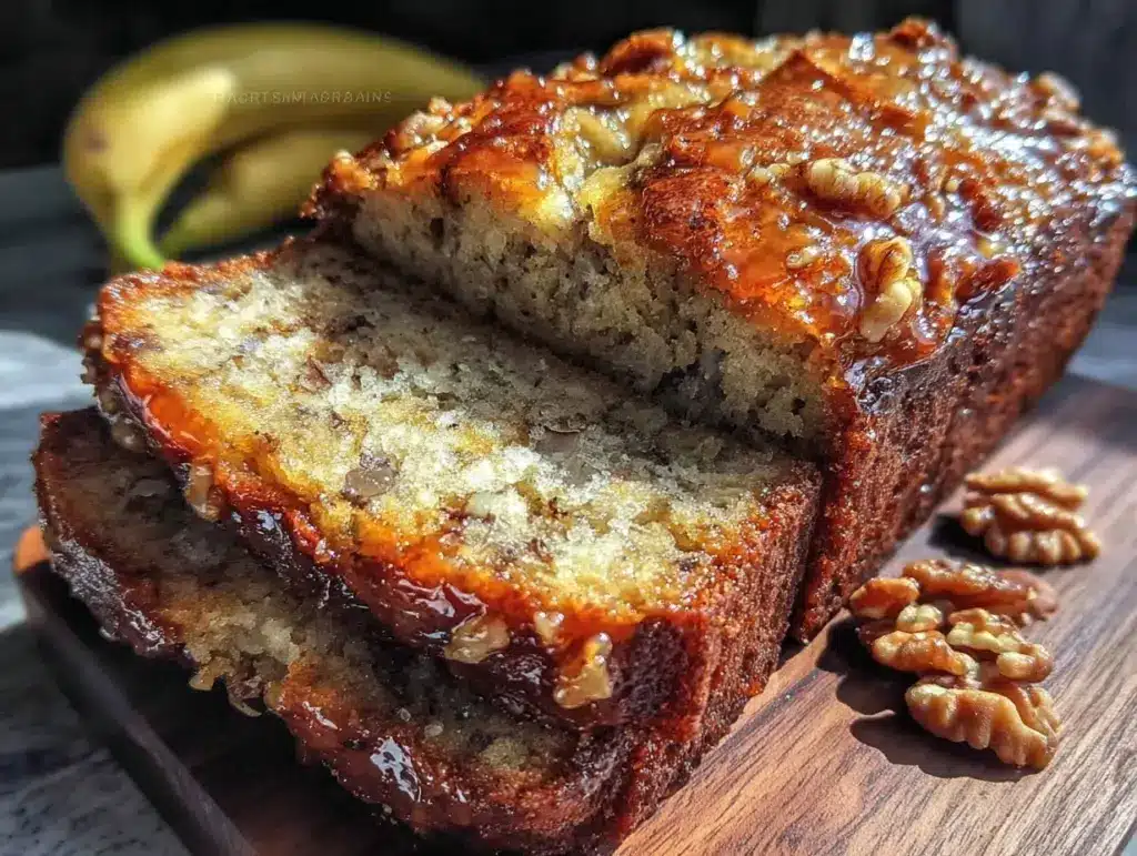 brown butter banana bread - featured image