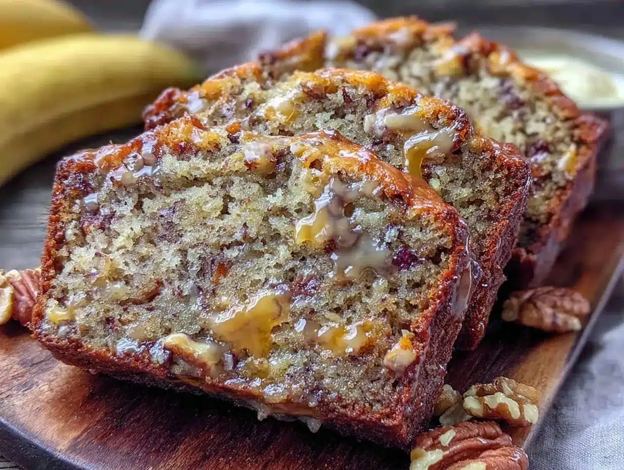 brown butter banana bread preparation steps