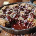 brown butter chocolate chunk skillet cookie - featured image