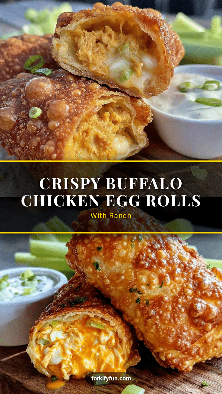 buffalo chicken egg rolls recipe