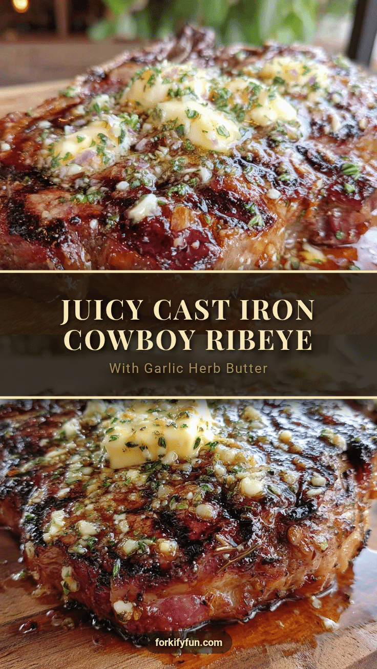 cast iron cowboy ribeye recipe