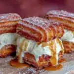 churro ice cream sandwiches - featured image