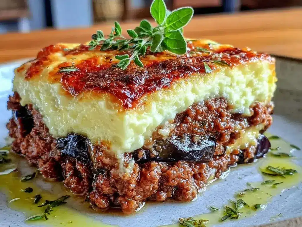 classic greek moussaka - featured image