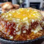 cozy french onion soup for one - featured image
