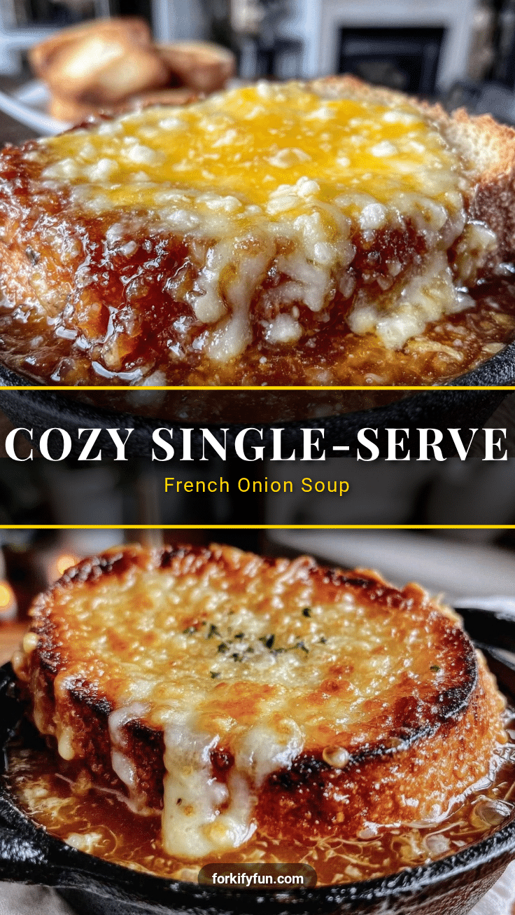cozy french onion soup for one recipe