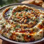 creamy authentic baba ganoush - featured image