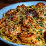 creamy cajun shrimp pasta - featured image