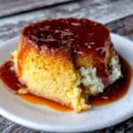 creamy flan cake - featured image