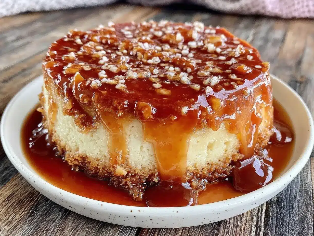 creamy flan cake preparation steps